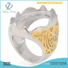 Os anéis os mais novos do aço inoxidável da forma, projetam seus próprios anéis de modis indonésia